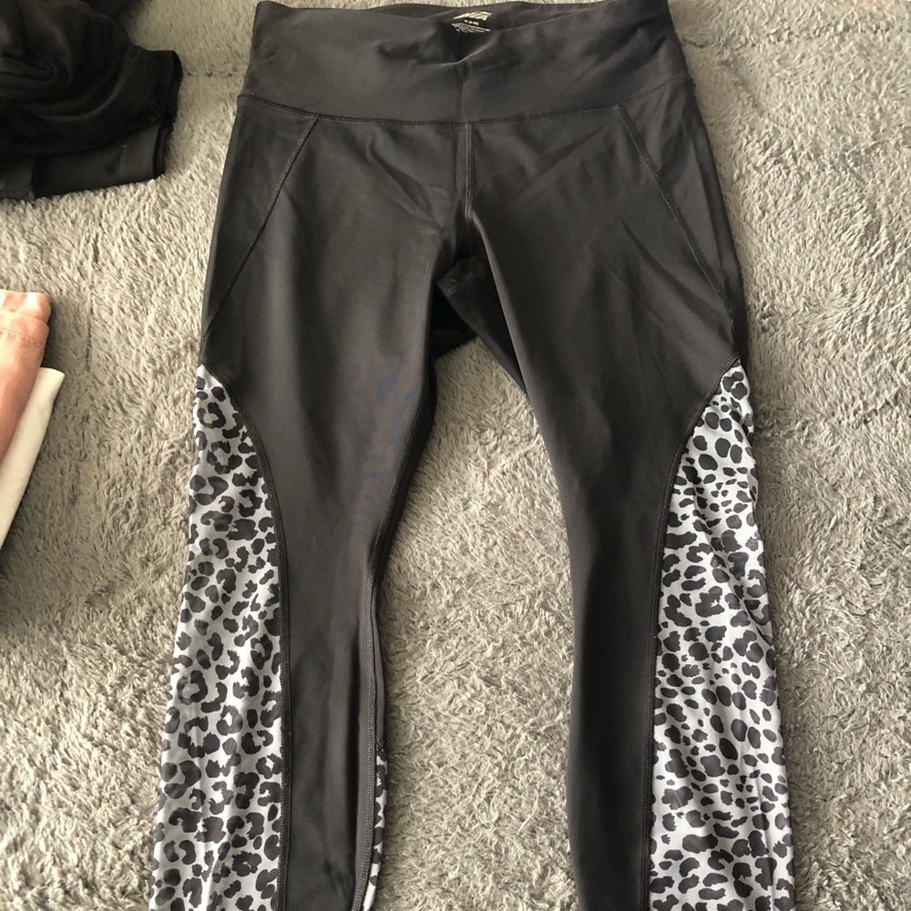 Fun leopard workout leggings